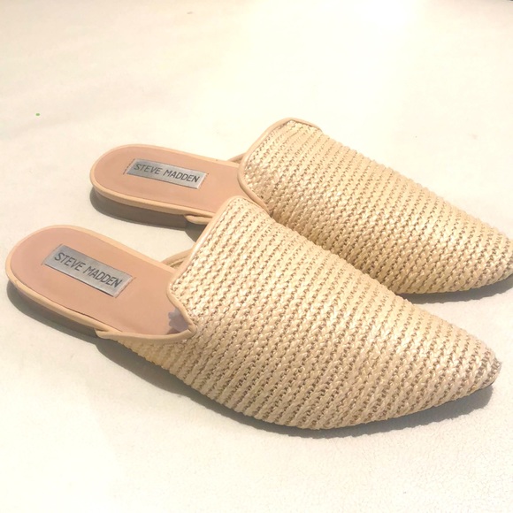 steve madden woven mules